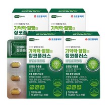 코오롱제약 간편한 혈행 건강 개선 두뇌 기억력 혈행엔 징코플러스 비타민B군 500mg 30정, 2개