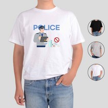 ATOGATO 112 경찰 안전지킴이 범죄신고 1 맞춤 반팔티