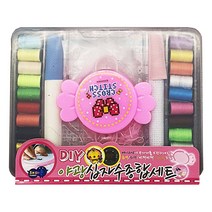 DIY 야광십자수종합세트 입문용 프랑스자수 소품 인테리어 초보 쉬운 미술 생활 놀이 집콕 집순이 취미 집콕