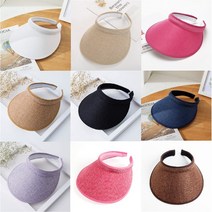 모노 와이드 여성용 썬캡 / 여름모자 선캡 자외선차단 햇빛가리개 바이저햇 나들이모자 썬바이저