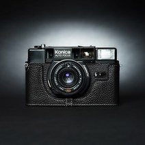소가죽 코니카 Konica C35 AF AF2 카메라 가방 C35 가죽 슬리브 필름, C35 AF2 베이스[블랙]