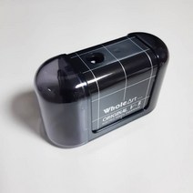 ELM-V3 블랙 휴대용 전동 자동 홀아트 연필깎이 ELM 전동연필깎이 연필깎기 V3 연필깎이 자동연필깎이 홀아트, 윈지커머스_단일옵션