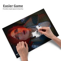 China Oem 더 위쳐 3: 와일드 헌트 300조각 퍼즐 도안 교육 완구 맞추기 스트레스 해소, 120개, 공통색