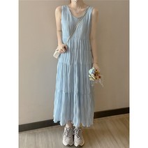 하늘색원피스 히피스타일 바캉스미니원피스 면원피스 에스닉원피스 바스락 원피스 에스닉