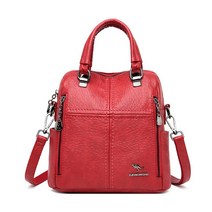 복조리 여대생 단톤 가방 백팩 가죽 배낭 여성 어깨 다기능 여행 학교 여자 Mochila