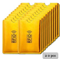 RFID차단지갑 안티 rfid 지갑 차단 리더 잠금 은행 카드 홀더 id 은행 카드 케이스 보호 금속 신용 카드 홀더 알루미늄 69.3cmRFID보안지갑