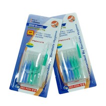 상아 이크린 E-CLEAN 이사이 치간칫솔 17P I자형(리필브러쉬17개 깨끗한치아관리)