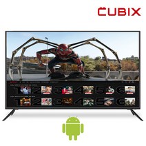 삼성패널 중소기업 스마트티비 55인치 UHD 4K TV 140cm LED 스탠드형 벽걸이 가능 방문 설치 넷플릭스 유튜브, 벽걸이형 방문설치(상하좌우 브라켓)