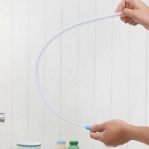 배수구 청소 싱크대 클리너 긴 71cm 철사 솔 2.5cm
