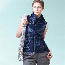 위프와프 창고대개방 WF212-2503 조끼패딩 여성용 배드민턴의류