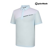[테일러메이드] 남성 배색 카라 반팔 티셔츠 TMTYK2246-920