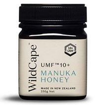 와일드 케이프 UMF 10+ 뉴질랜드 마누카 꿀 MGO 263+ 500g, 파란 라벨, 8.81온스(1팩)