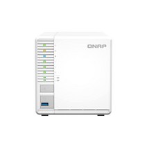 미국 QNAP TS-364-4G-US 3 베이 고성능 데스크탑 NAS 2.5GbE 및 M.2 SSD 캐싱 가상 머신 수량 실행용, 4G RAM_3베이