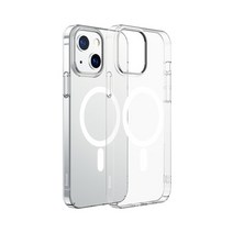 아이폰 14 케이스 baseus magnetic phone case for iphone 14 13 12 pro max support 무선 충전 케이스 백 커버 투명 보호 자석