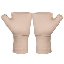 손목 보호대 아대 스포츠골퍼 압축 손목 엄지 밴드 벨트 손목 터널 손 손목 지원 스트랩, 베이지, XL