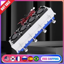 pc 부품열전 에어컨 냉각 시스템 DIY 키트 DC 12V 반도체 공기 냉각기 키트 30A 펠티에 에어컨 유닛, 한개옵션0