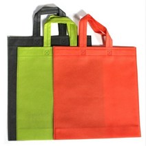 부직포가방 부직포쇼핑백 부직포백 장바구니 휴대용장바구니 보조가방 부직포 에코백, 검정, 32cm*38.5cm