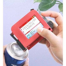 휴대용 마킹기 소형 라벨기 생산 날짜 핸드 마킹기, 잉크젯 프린터 + 파란색 정품 잉크 카트리지