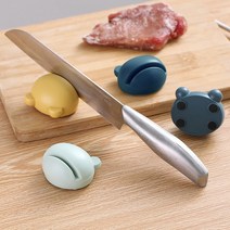 주방 가정용 귀여운 개구리 캐릭터 칼갈이, 라이트그린