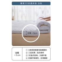 자취 매트릭스 수면 침대 토퍼 슬림매트리스 토퍼매트리스 편한 바닥매트릭스 푹잠 소프트, 90x200cm, A류 원단 소프트 3D  매트리스 [3CM 입체 하이탑