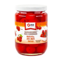화풍 마라시노 레드체리(꼭지있음) 375g 체리, 4개