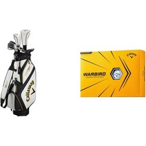 캘러웨이 남성용 골프클럽 세트 WARBIRD 2019모델, 골프 공 세트, R(카본)