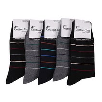 남자 스트라이프 신사정장양말 색상랜덤 5켤레