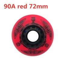 유명한 스케이트 3rd 90A 흰색 노란색 72MM 76MM 80MM 인라인 휠 롤러 Rodas SEBA HV HL 높은 KSJ IGOR WFS, 09 90A Red 72mm