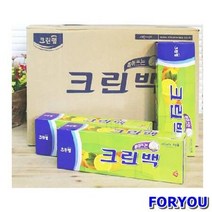 ForU173 크린백 대 100매40개 위생팩 롤백 위생백 위생롤백 비닐백, 상세페이지 참조