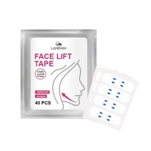 가정용고주파 얼굴리프팅기구 초음파마사지기 40pcs 보이지 않는 얇은 스티커 v 모양, 40개