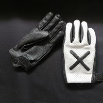 FOSITE 엑스타공 소가죽 글러브 스마트터치 남여사이즈, M, 11.타공X화이트블랙