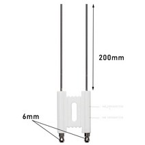 H형 점화 전극 클러치에 연결된 오일 버너 보일러 부품용 세라믹 핀 플러그 10cm 6mm, 02 200mm, 02 200mm