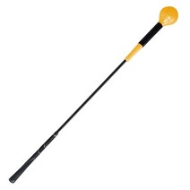 홈스크린골프 가정용 실내 실외 골프 스윙 보조 도구 115cm 초보자 훈련 장비 운동 스틱, 02 YELLOW