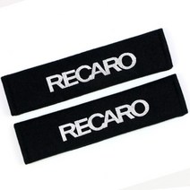 2pcs 자동차 스타일링 좌석 벨트 어깨 스트랩 패드 레이싱 Recaro 커버 액세서리, 01 for RECARO white