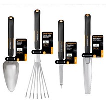 (피스카스) Fiskars Xact 원핸드 원예/가드닝 작업 공구 4종(모종삽 핸드레이크 잡초제거칼 잡초제거삽&톱), 잡초 제거칼(1027045), 1개