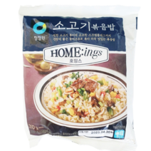 청정원 호밍스 소고기 볶음밥 210g x 8개 간편조리 냉동볶음밥