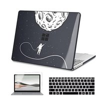 Teryeefi Case Compatible with 12.4 inch Microsoft Surface Laptop Go 2/1 Model 1943 2013 (2020-2022 R, Space Astronaut