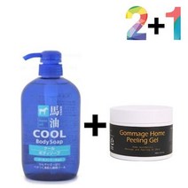 쿨 바디워시 가드름 클렌징 미끌거림없는 머드 클렌징, APN 쿨바디워시(파랑) 2개_오키나와머드폼 1개, APN 본상품선택