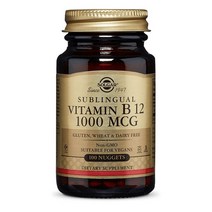 솔가 비타민 B12 시아노코발라민 만니톨, 1개, 너겟 100정