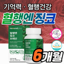 고함량 징코 은행잎추출물 기억력 혈액 혈행 순환 약3개월 뇌 두뇌 다리 손발 저림 영양제 징코 혈관 개선 메디 민 식약처인증 부모님 감퇴 식약청 정맥 청소 여성 +도레미잡화점사은품, 90정x2박스_6개월분+도레미잡화점 사은품