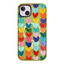 CASETiFY Impact 아이폰 14 플러스 케이스 [4X 군용 등급 낙하 테스트 / 2.5m(8피트) 보호] - 와일드 스킬 플라워 키위161679