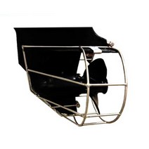 선외기 프로펠러 가드 낚시배 가리개 모터 보호커버, 40 HP 범용 304 솔리드 스텐