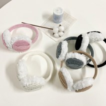 니트 겨울 귀도리 남녀공용 소프트 귀마개 귀덮개 이어머프 5color