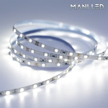 슬림 LED바 5MM 플렉시블 스트립 줄조명 12V 5M롤 액자 광고판 메뉴판 도광판, 2835 5mm 60 12V 01번_화이트, 1개