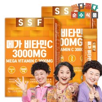 순수식품 메가 비타민씨 3000mg 비타민C 200포 고함량 실속형 분말 스틱 파우더