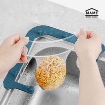 싱크대 음식물 거름망 배수구 씽크대 음식물쓰레기 망 분리망, 거름망세트(삼각대+테이프+망50매)