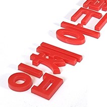 문자숫자간판 로고간판 나만의 글귀 포인트간판 감성문구 제작 아크릴문자가판, 흰색