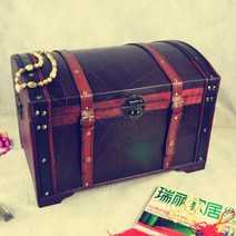 앤티크 자물쇠가 달린 나무상자 유럽풍 빈티지 수납 정리함 수납 나무상자 보물상자 밀실 소품상자 주문제작, 04. 쓰리피스 수트, 01. 자물쇠로 (Yuanbao 자물쇠로)