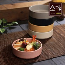 나nanr_소야도자기 여주 이천 나예 원통찬기 2호 그릇 요리접시 반찬볼 쿠프볼 도기 식기 한식 통형 형접시♥sksnfll, ♥sksnfll핑크