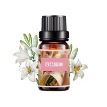 양초만들기재료 10ml 아로마 테라피 에센셜 오일 양초 만들기 용품 침실 향 가정용 라벤더 수용성, 12 lily